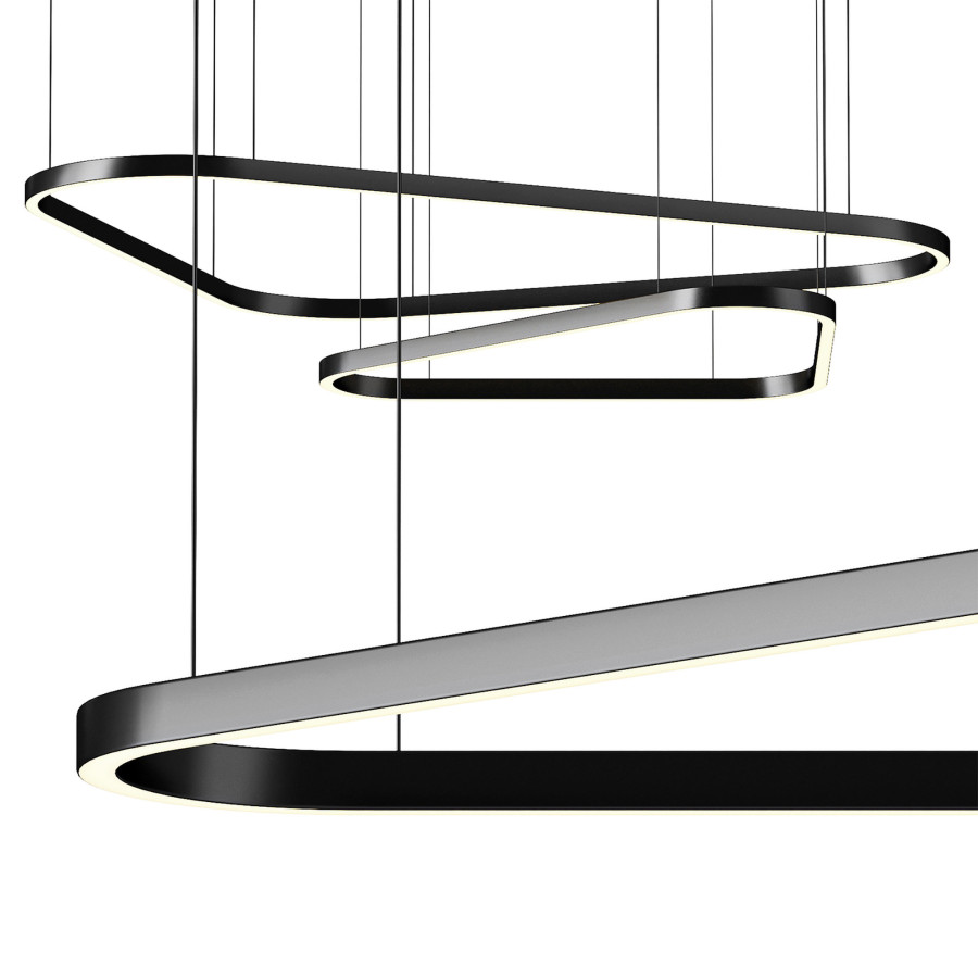 Algorithm Triangular Led Pendant Geometric Triangulari Pendant 3D Model for Corona | CGMood