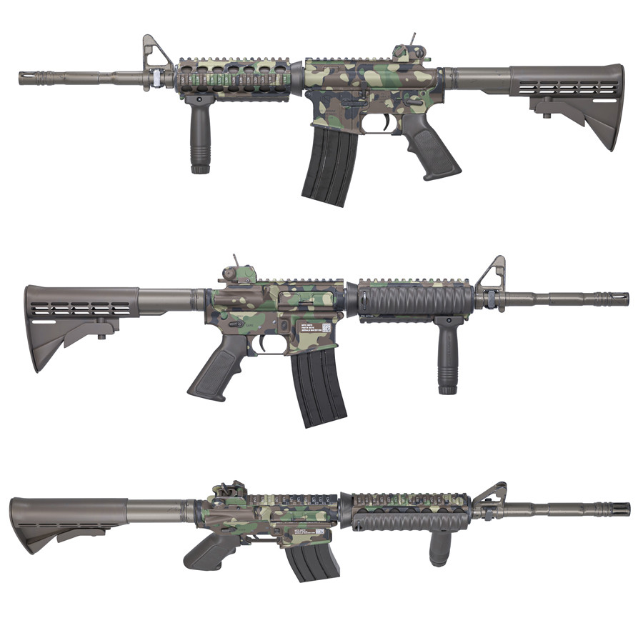 Modern Tactical 5.56 Assault Rifle_military 3D Model for Corona | CGMood