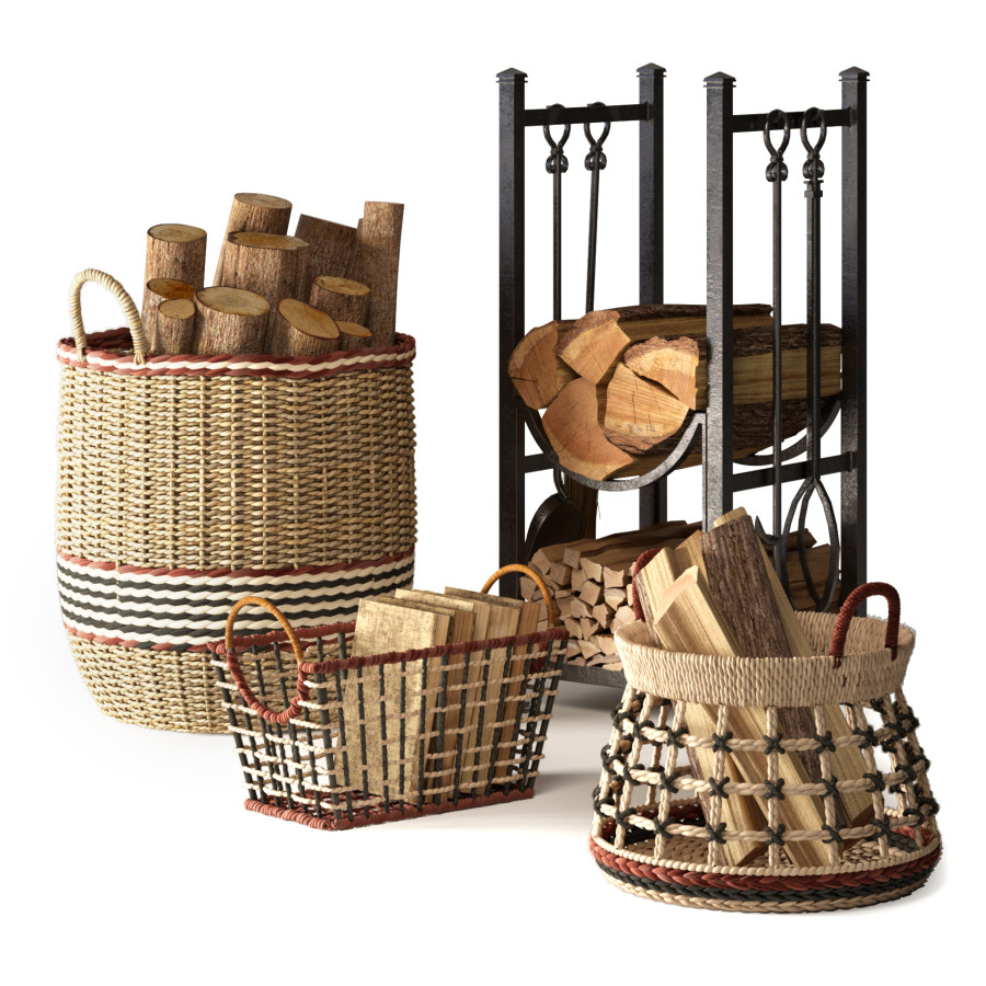 Decorative Set With Baskets 05 by remuhin