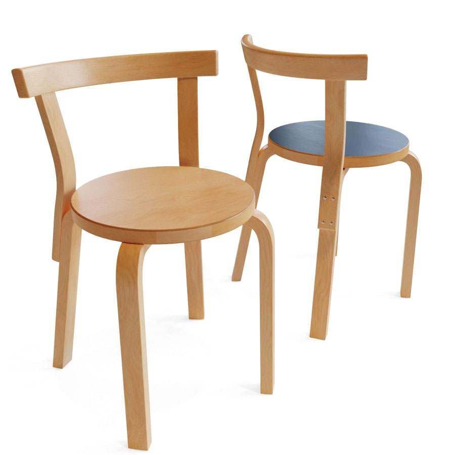 Artek Chair 68 3D Model | CGMood