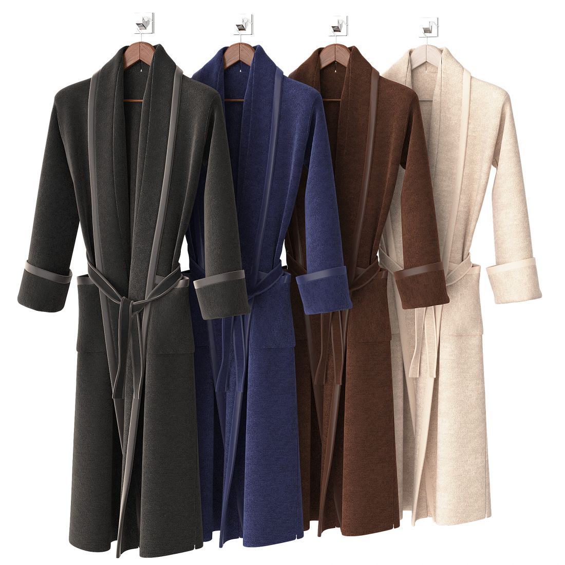 Bathrobe Colors 3D Model for VRay, Corona | CGMood