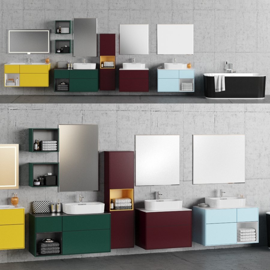 Villeroy & Boch Finion Colors - 3D Model for VRay, Corona