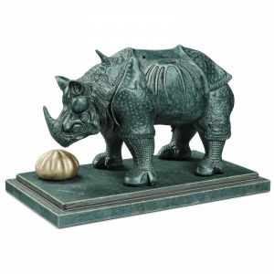 Salvador Dali Rhinoceros Habille Statuette