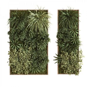 Green Wall Vertical Plant Set 036