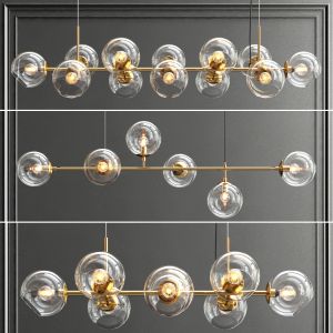 Collection Of Glass Bole Chandelier