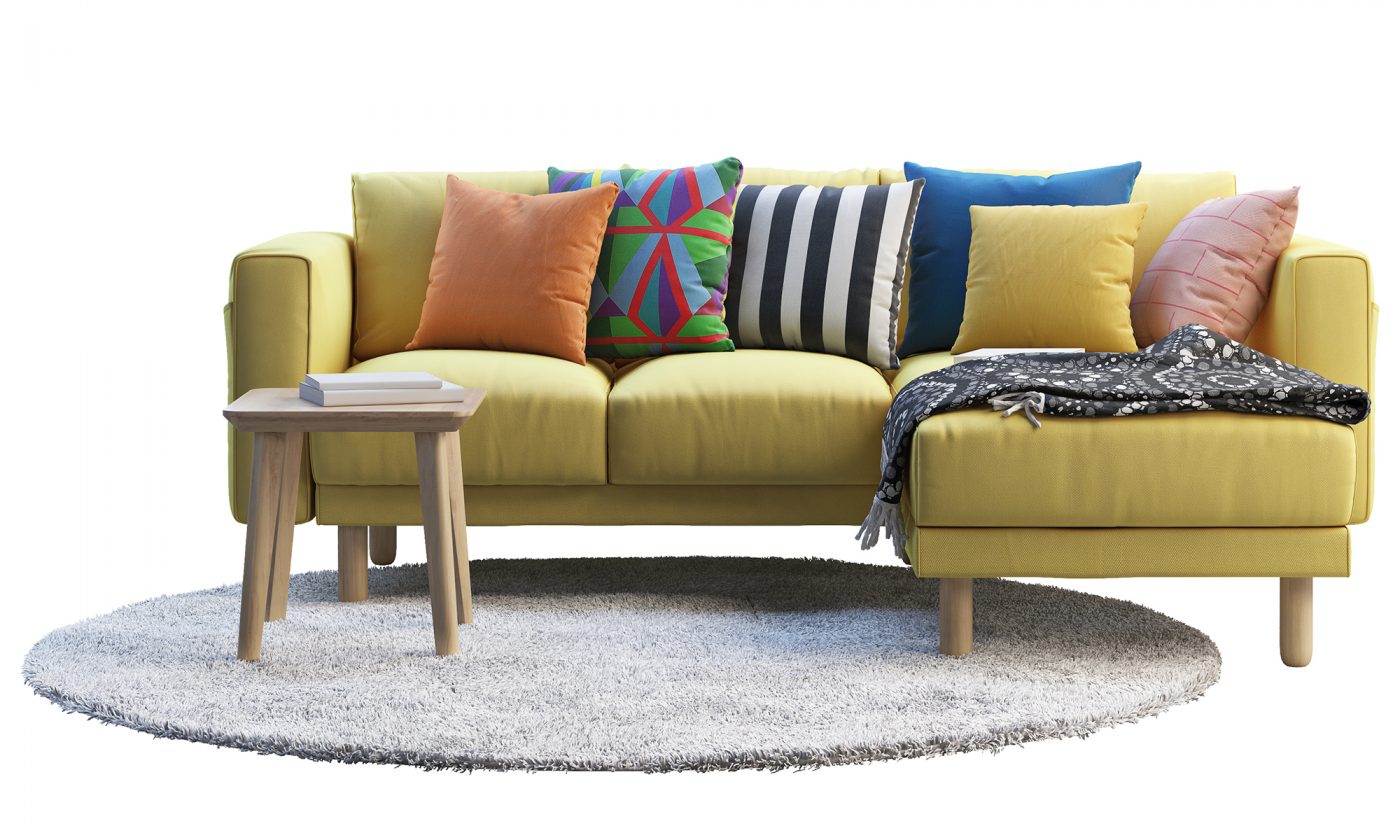 Norsborg Two Seat Sofa With Chaise