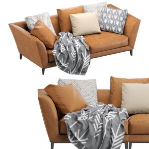 Weston Leather Sofa By Flexform