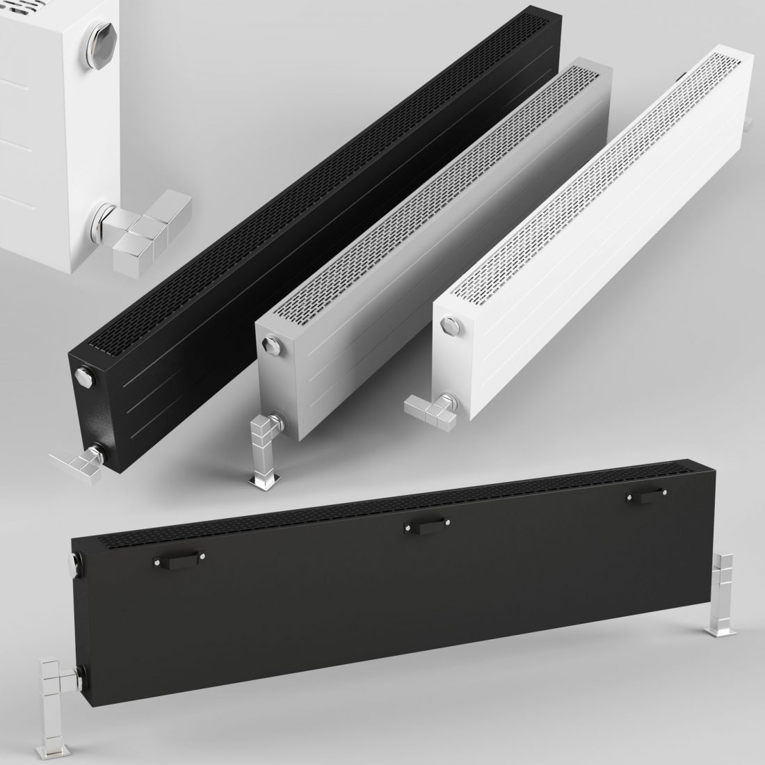King Vent Convector Radiator - 3D Model for VRay