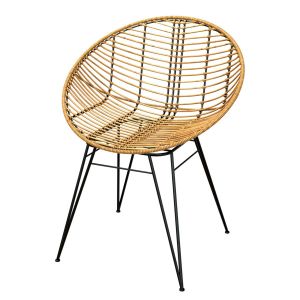 Moderner Rattan-stuhl Scandi-design Round Chair