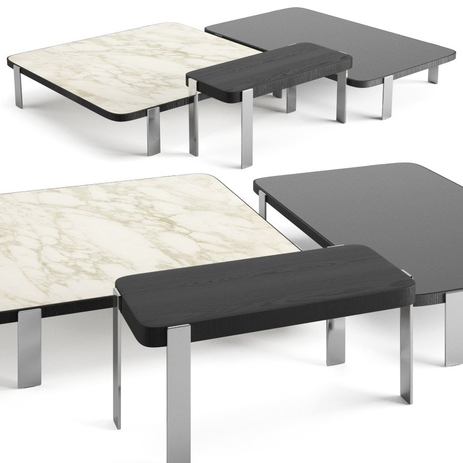 Mattia Coffee Tables Set 3D Model for VRay, Corona | CGMood