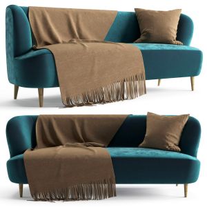 Gubi Stay Sofa With Wood Legs