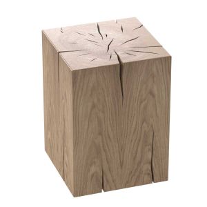 Natural Solid Oak Cube Table By Rose Uniacke