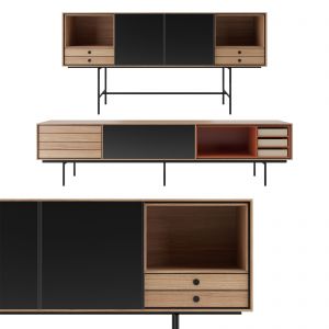 Aura Sideboard with adjustable front panel by Trek