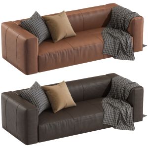 Mateo Leather Sofa