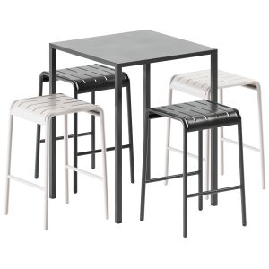 Iron High Table And Easy High Stool By Connubia