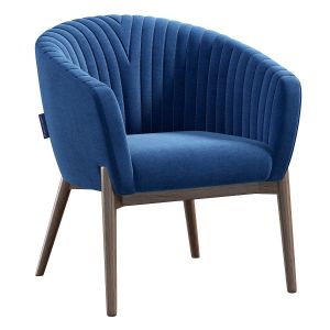 Armchair with Channeled Back