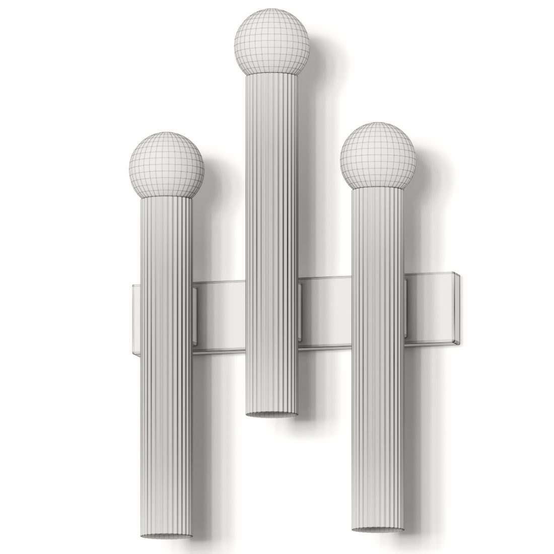 Cto Lighting Triptyque Wall Lamp 3D Model for VRay, Corona | CGMood