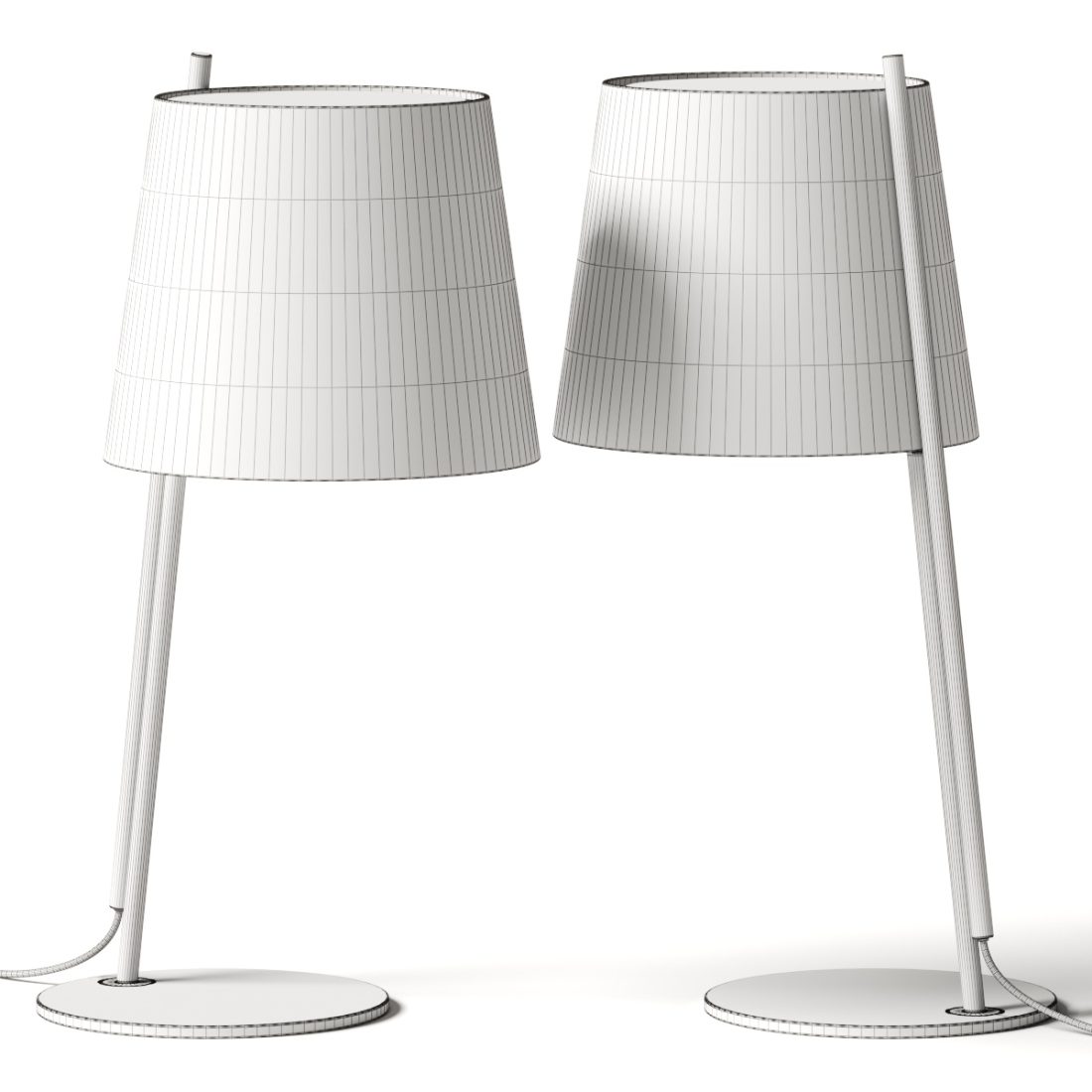 Leds C4 Clip Table Lamp 3D Model for VRay, Corona | CGMood