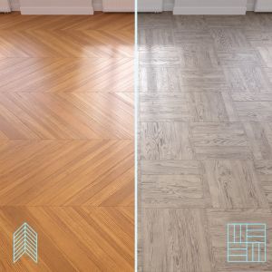 Parquet - Laminate - Wooden floor 2 in 1