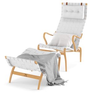 Pernilla Lounge Chair And Ottoman By Bruno Mathsso