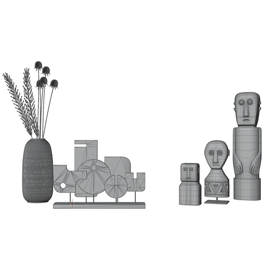 Decor Set 3D Model | CGMood