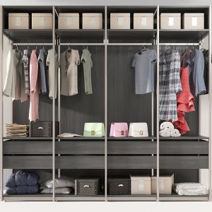 Large Closet Wardrobe With Clothes