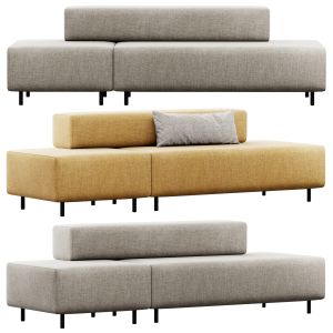 Block Party Lounge Sofa By Poppin