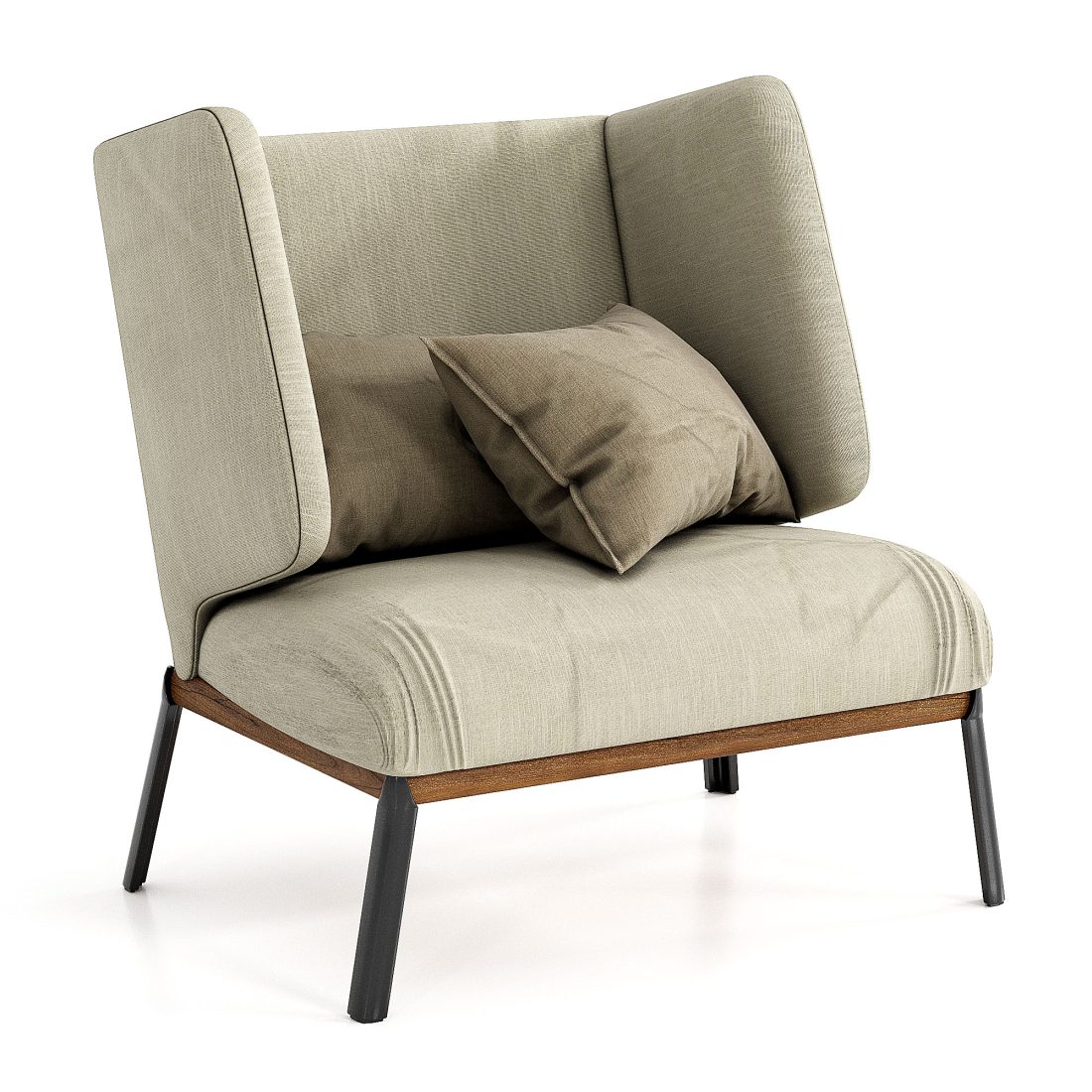 Arflex-hug-armchair - 3D Model for Corona