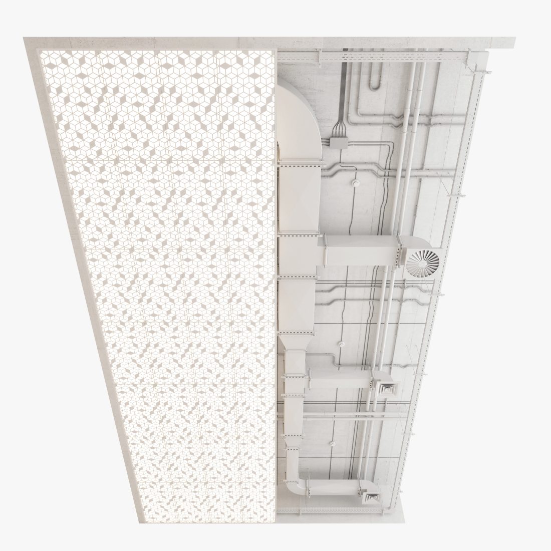 Decorative Ceiling Set 05 - 3D Model for VRay, Corona