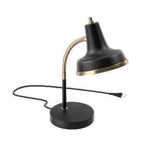 Adesso Black Egen Desk Lamp