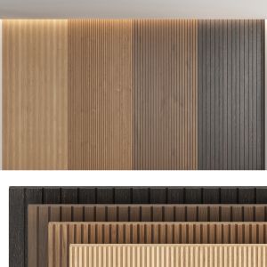 Wood panels set4