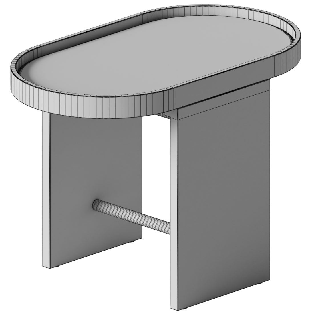 Piani Side Table - Patricia Urquiola - Editions Mi 3D Model for VRay ...