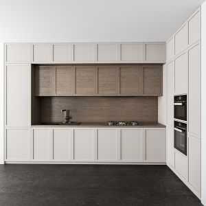 Kitchen Neo Classic - White And Wood 31