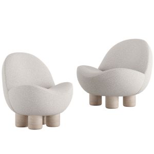 Hygge Lounge Chair & Armchair By Collector