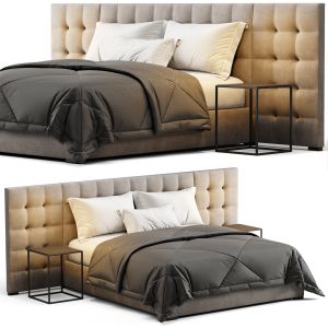 Modena Fabric Box-tufted Extended Bed