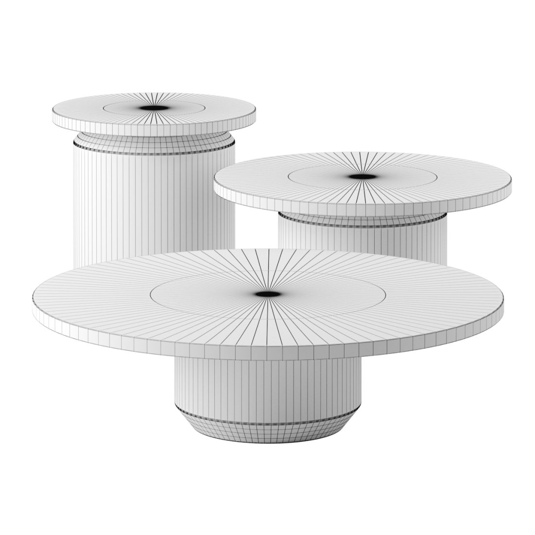 Coffee Tables Set - 3D Model for Corona