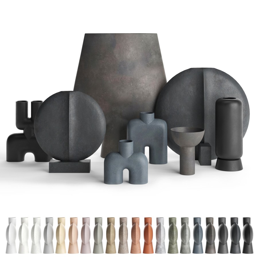 Vases 101 Copenhagen Set 02 3D Model for VRay, Corona | CGMood