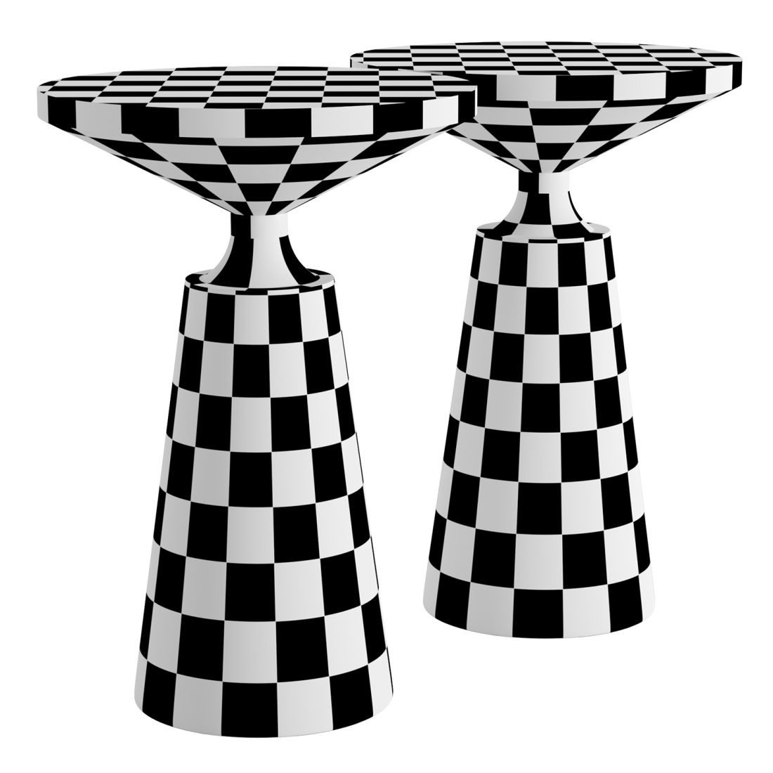 The Nicole Side Table - 3D Model for VRay, Corona