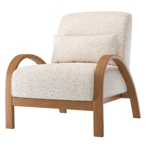 Boucle Bentwood Armchair