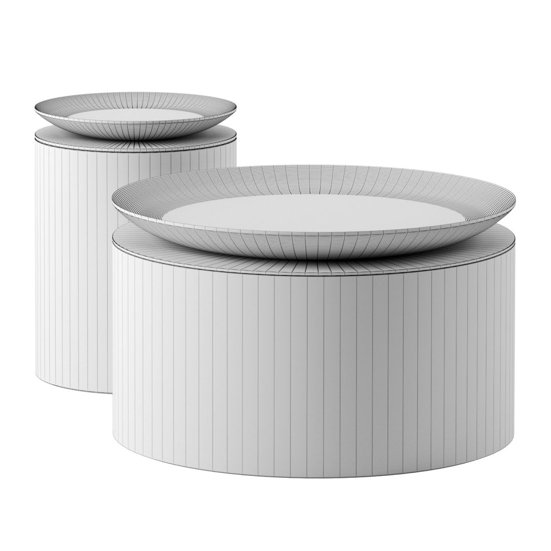 Coffee Tables Set 3D Model for Corona | CGMood