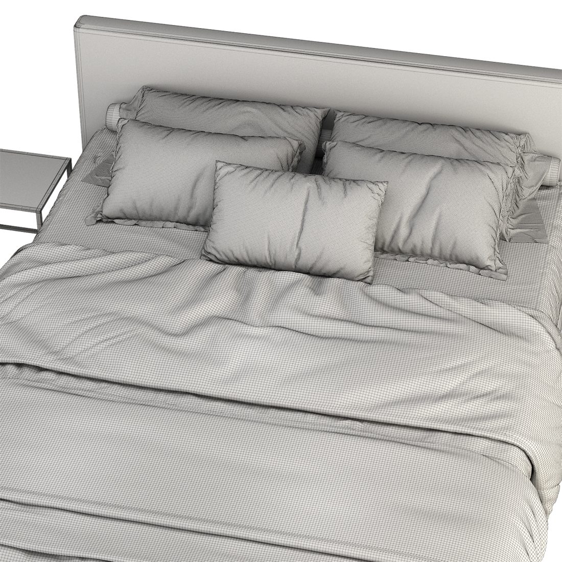 Flexform Ground Bed 3D Model for VRay, Corona | CGMood