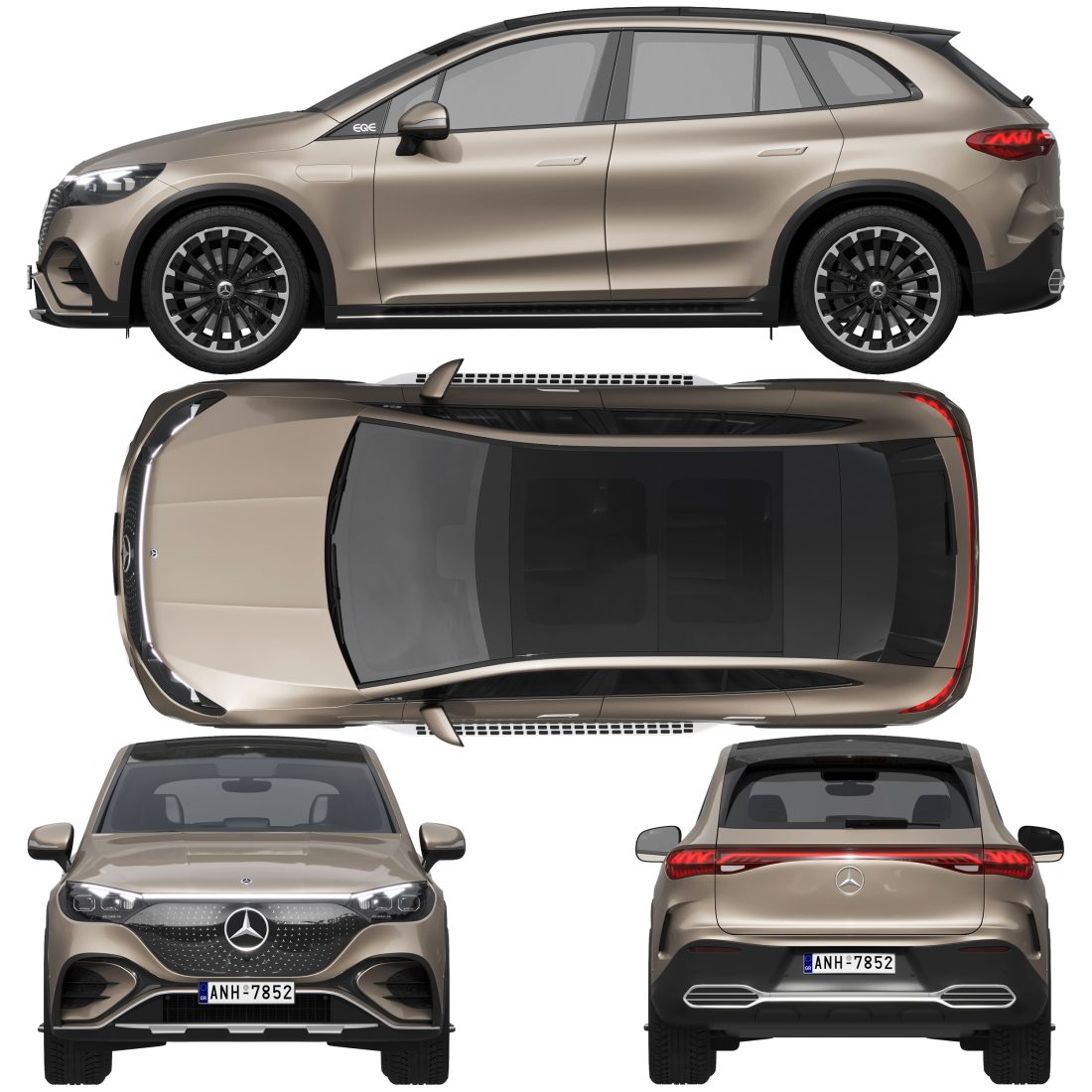 Mercedes Benz EQE SUV 3D Model For Corona mercedes-benz-eqe-suv-3d-model-for-corona