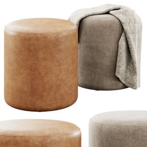 Cilo Leather Ottoman By Article