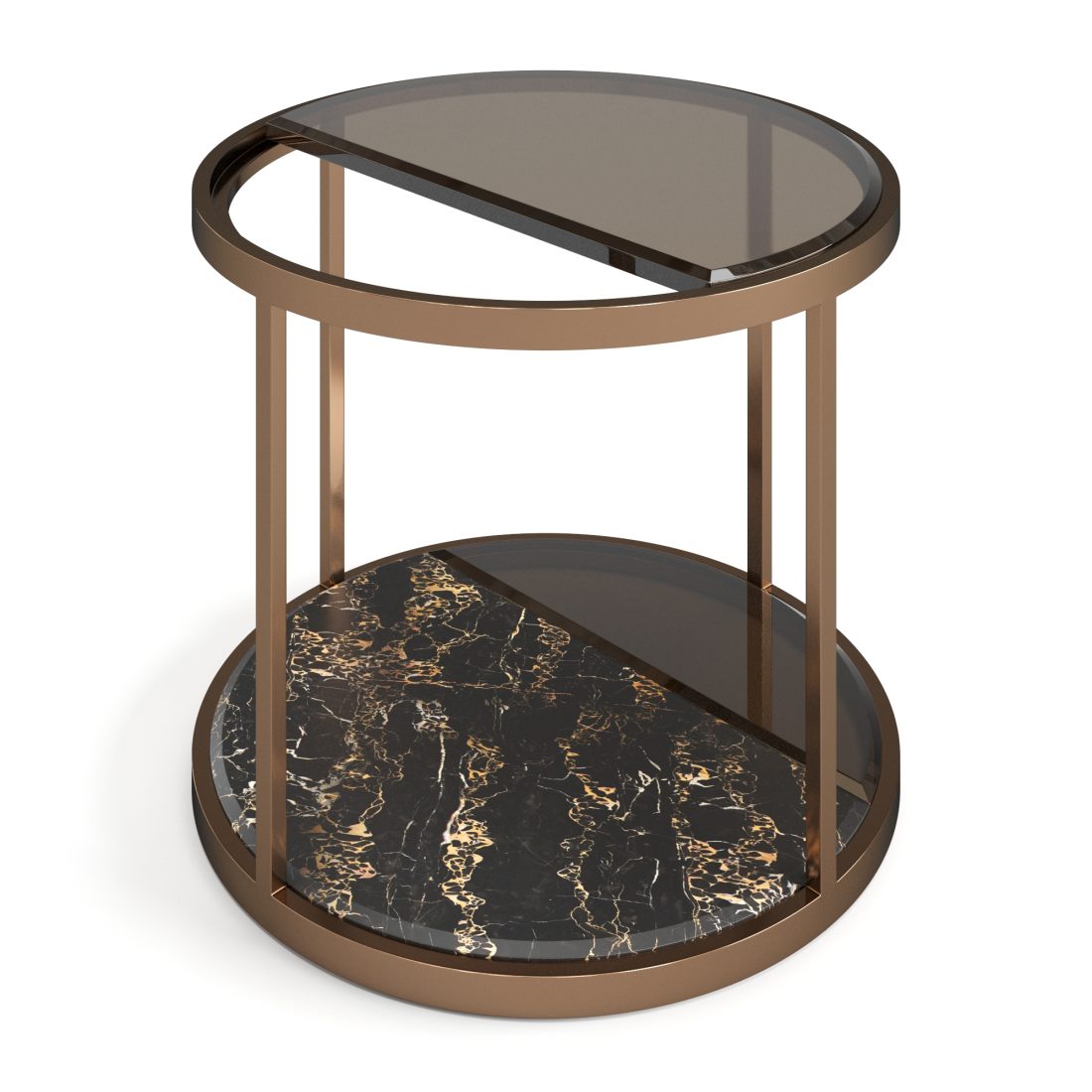Luxence Luxury Living Manhattan Coffee Tables Set 3D Model for VRay ...