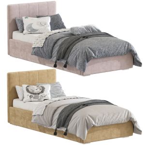 Set 255 Bed with upholstered headboard