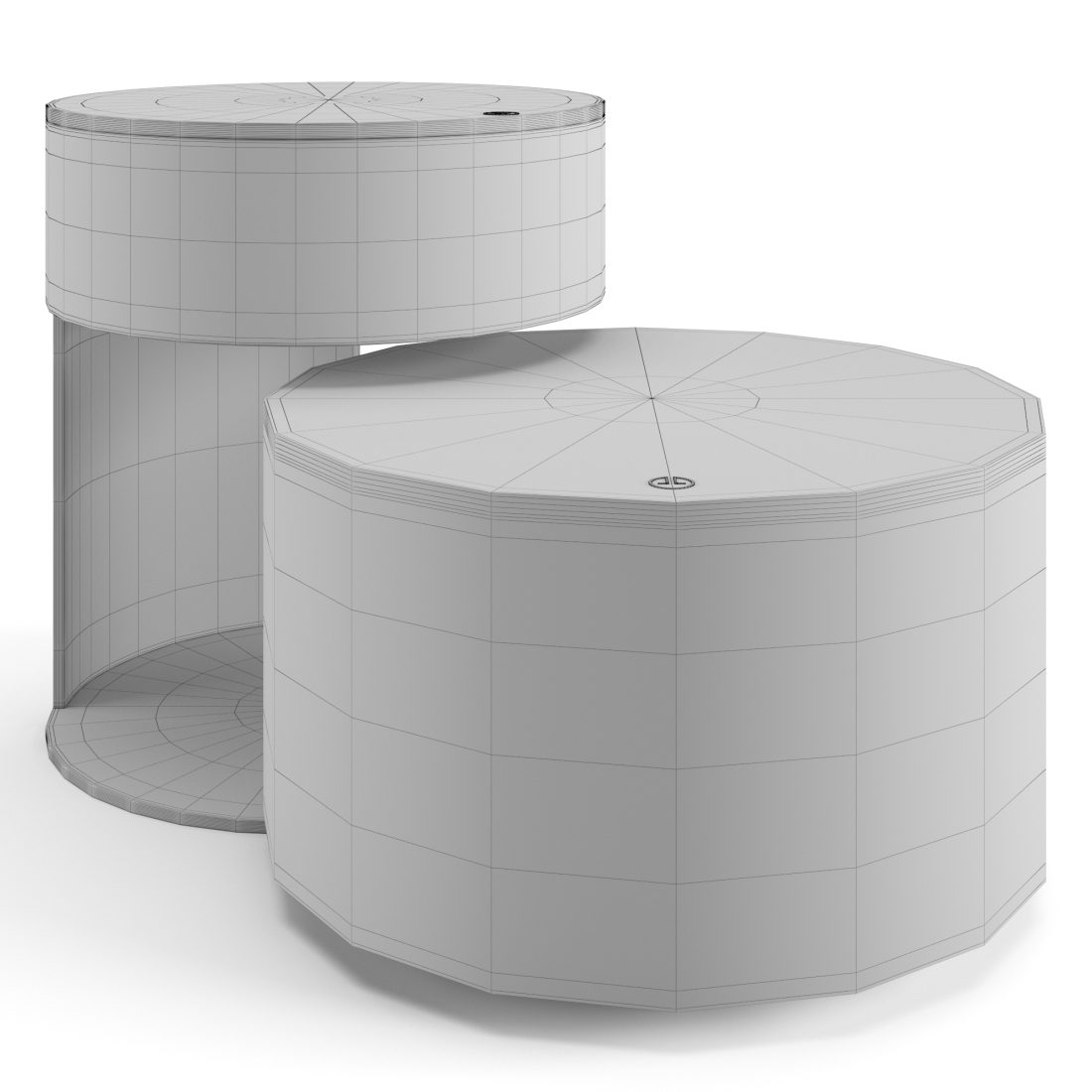 Luxence Luxury Living Moon Coffee Tables Set 3D Model for VRay, Corona ...