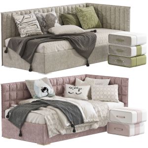 Set 257 Modern style sofa bed