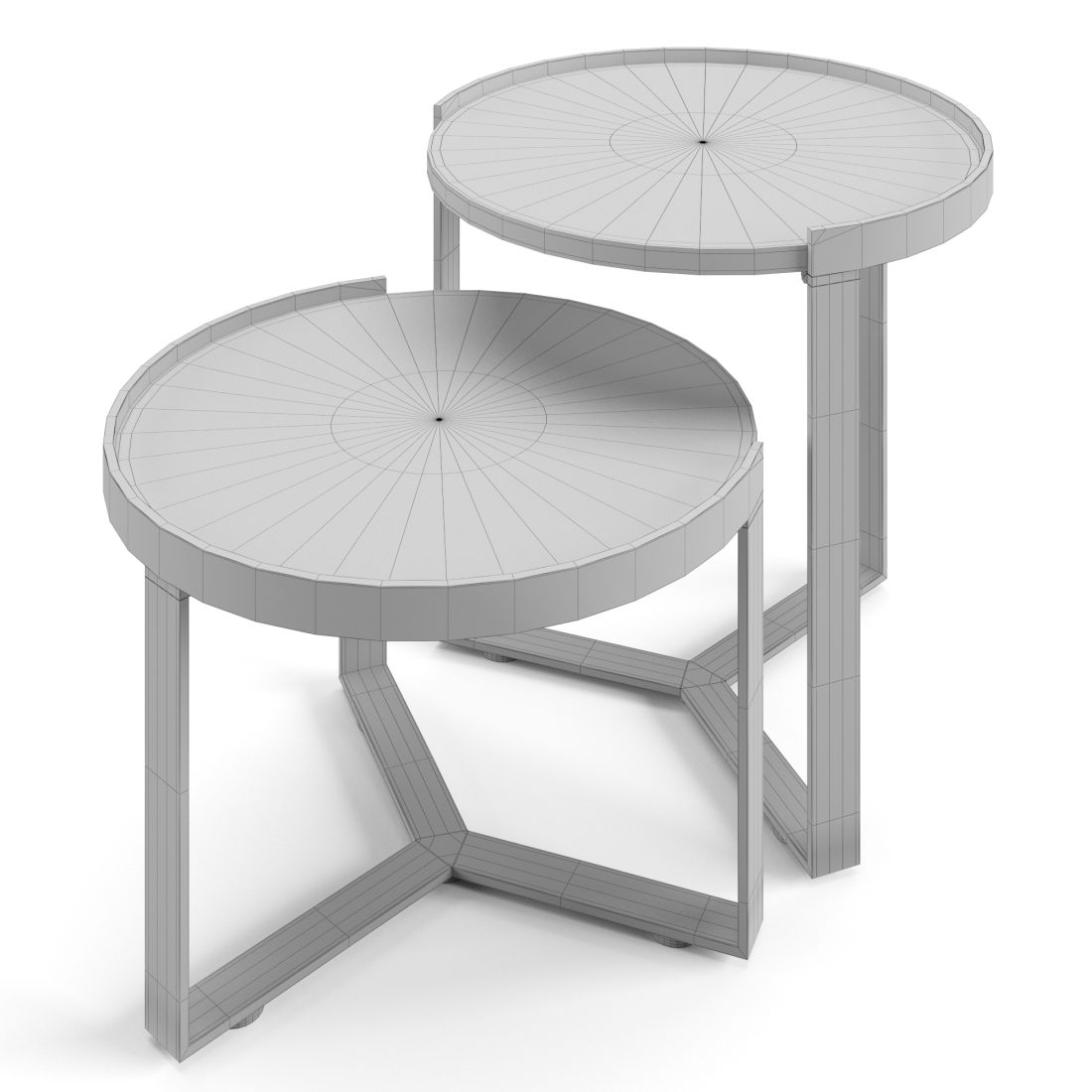 Misuraemme Ring Coffee Tables Set 3D Model for VRay, Corona | CGMood
