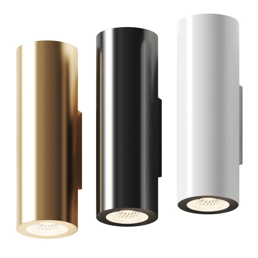 Leds C4 Pipe Wall Fixture 3D Model for VRay, Corona | CGMood