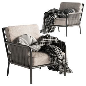 Morocco Graphite Lounge Chair  Crate And Barrel